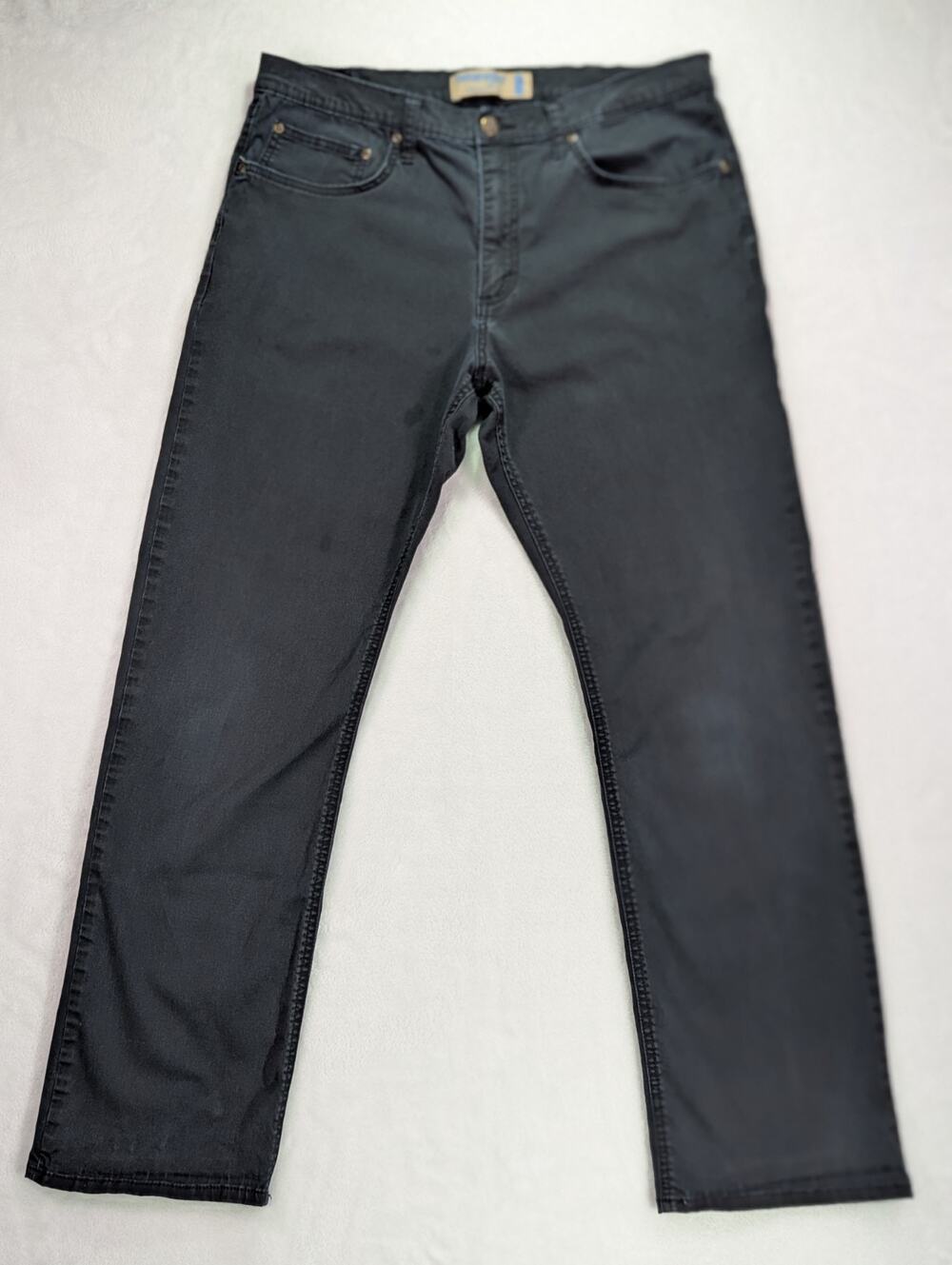 Wrangler Black Flex Chinos Straight Fit Men's Pants 34x30